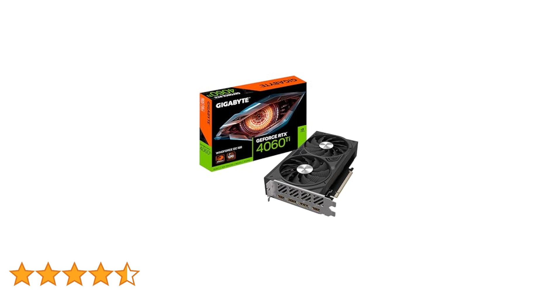 Amazon | GIGABYTE GeForce RTX 4060 Ti WINDFORCE OC 16G